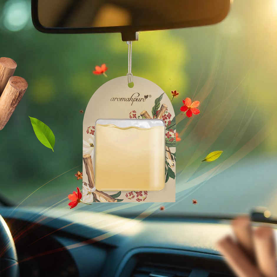 Aromahpure Gel Wink Car Perfume - Sandalwood | Long-Lasting | 30 Days
