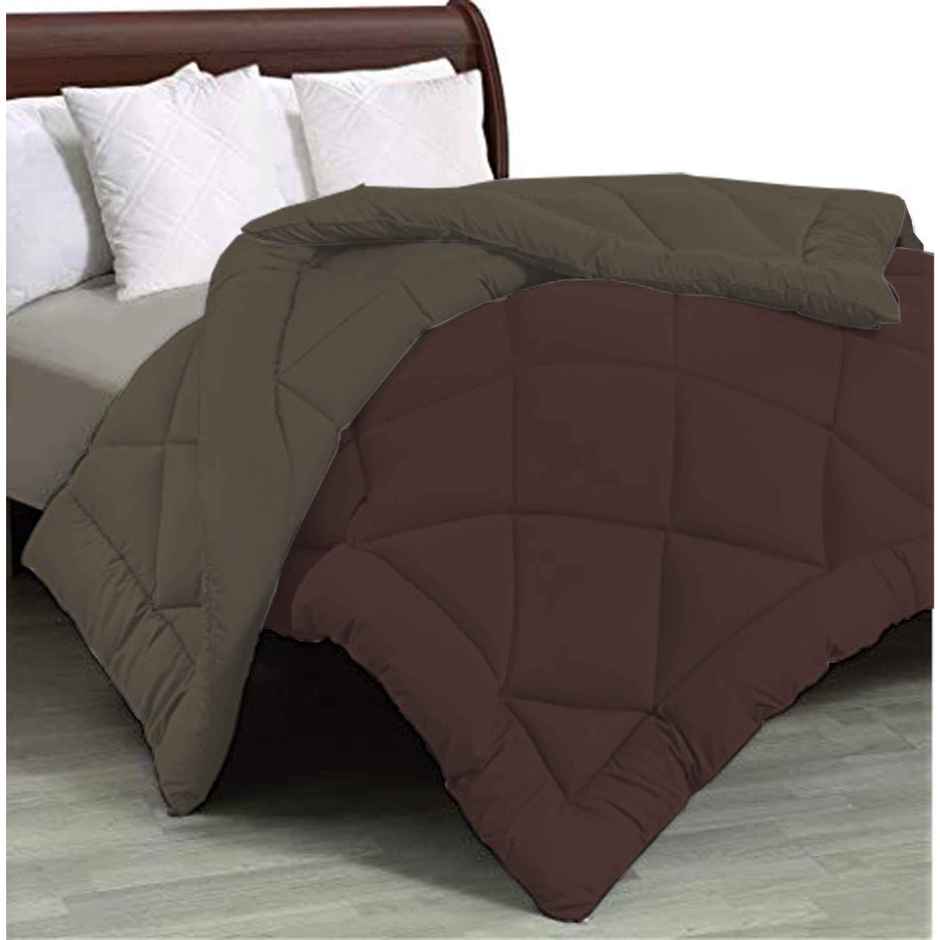 Elegant Weavers Reversible Double Bed Comforter - Brown