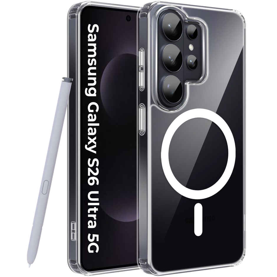 Artistque Case For Samsung Galaxy S26 Ultra 5G Back Cover | Transparent Clear Magsafe Cover