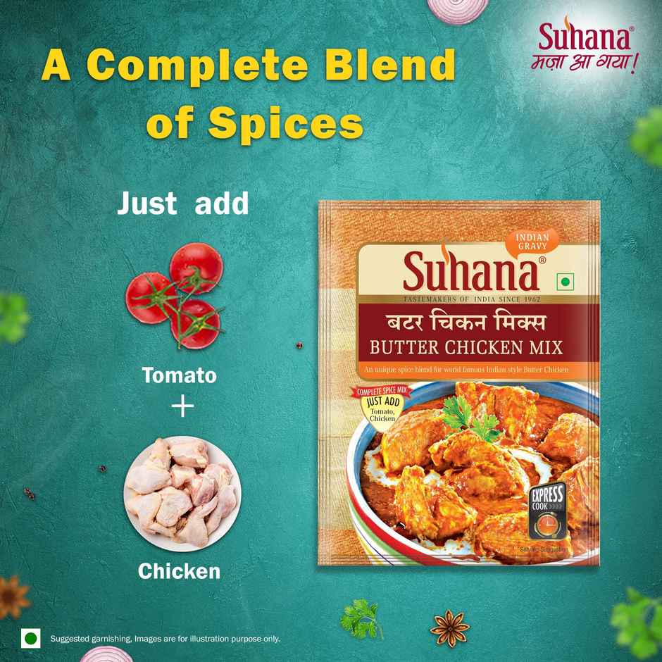 Suhana Butter Chicken Spice Mix Pouch