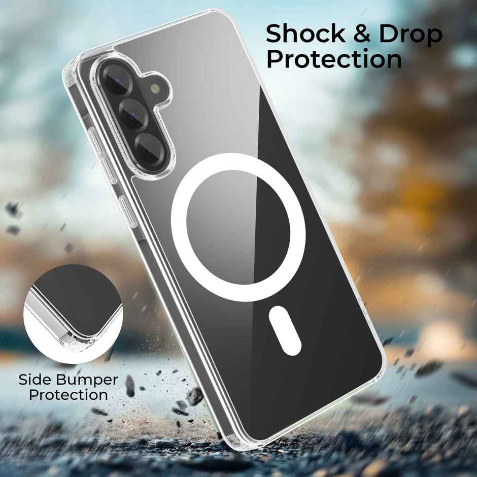 Artistque Case for Samsung Galaxy A56 Back Cover | Transparent Clear Magsafe Cover