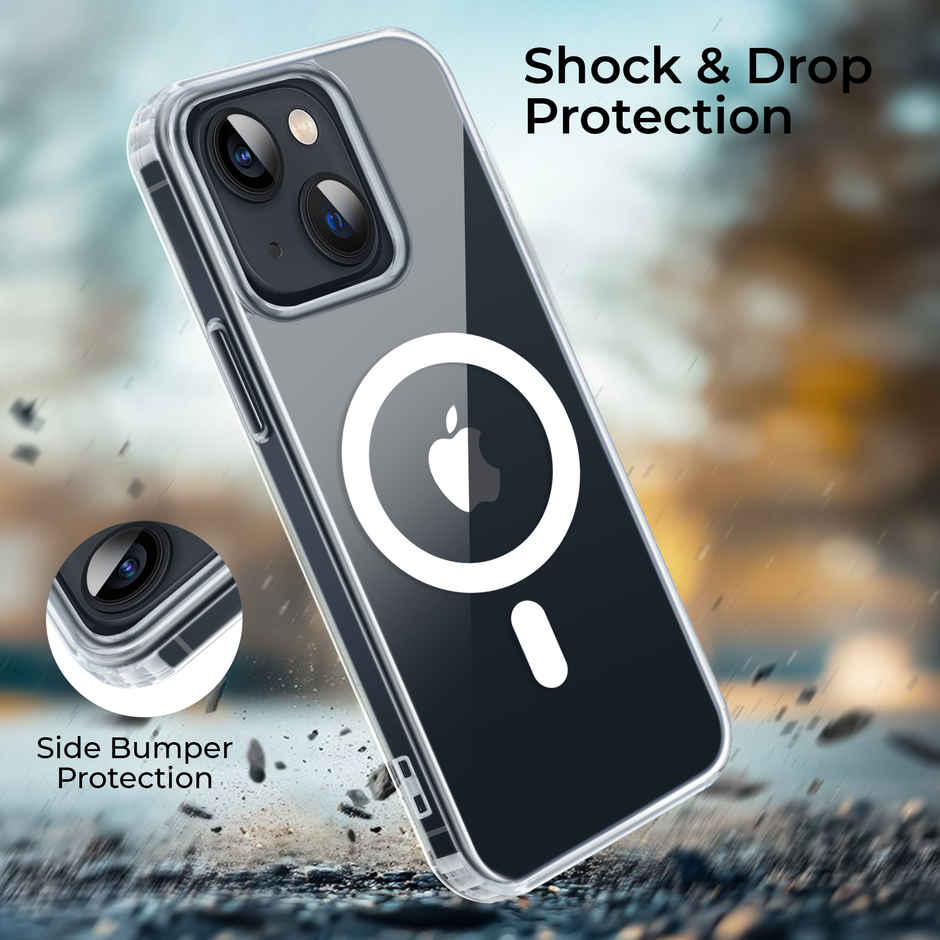 Artistque Case for Iphone 13 - Iphone 14 Back Cover - Transparent Clear Magsafe