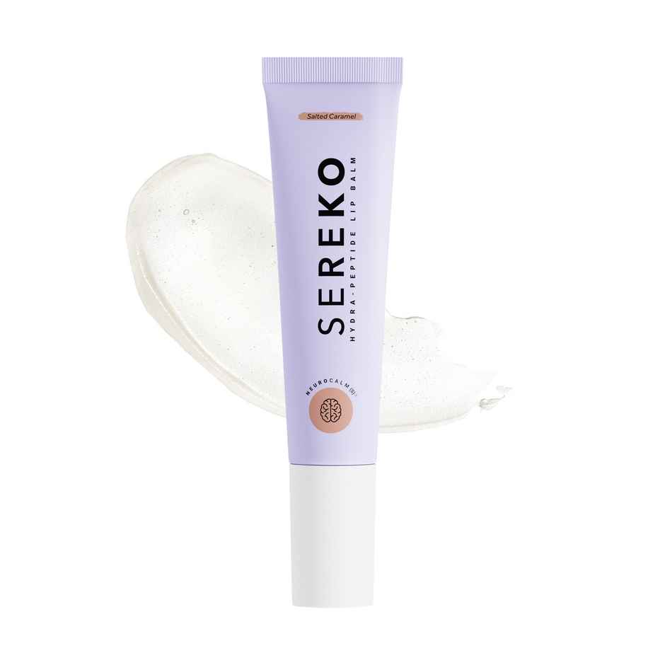 SEREKO Hydra-Peptide Barrier Repair Lip Balm | Moisturization with Salted Caramel - Non Tinted