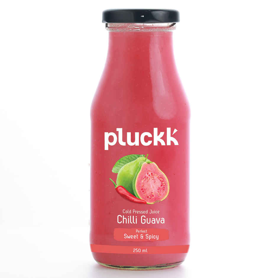 Pluckk Cold Pressed Extracted Guava Juice |No Preservatives | No Added Sugar