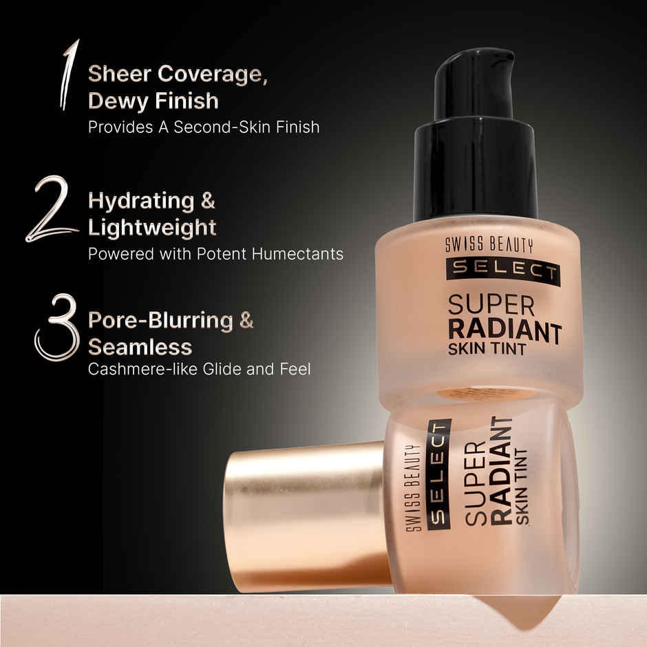 Swiss Beauty Select Super Radiant Hydrating Skin Tint - 02 Nude Glow