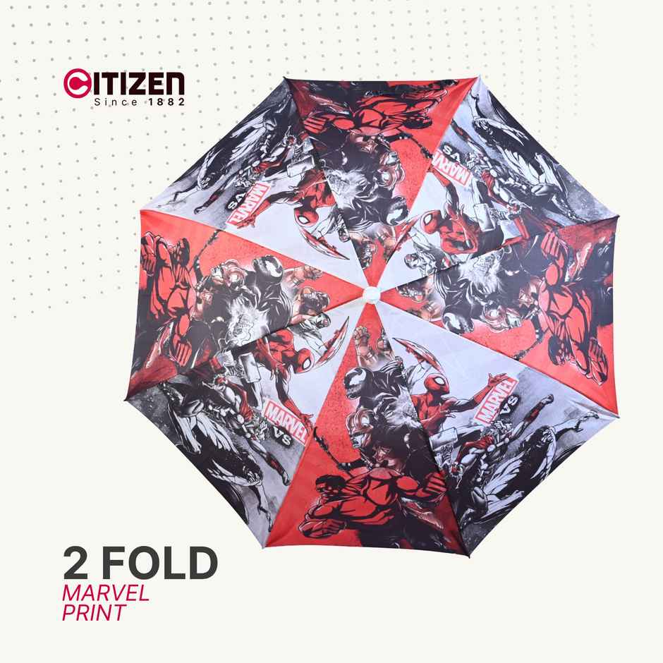 Citizen Auto Folding Kids Umbrella Marvel Print | 21 inch | 2 Fold