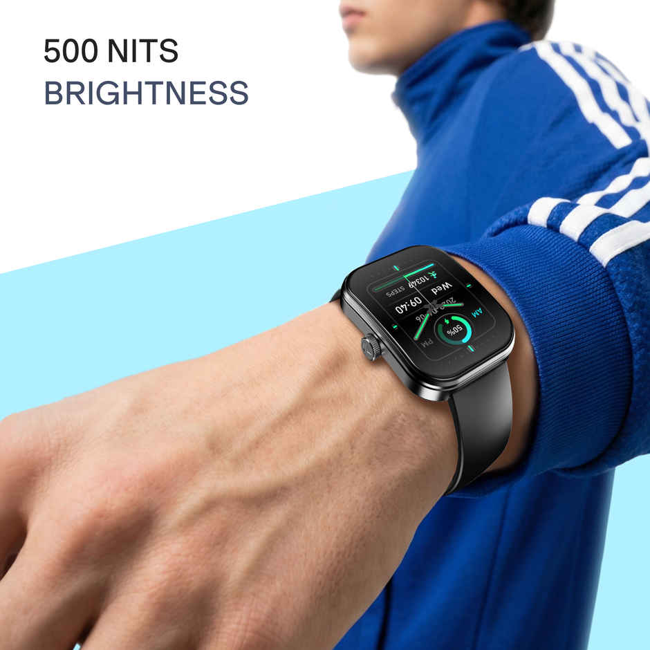 boAt Wave Sigma 3 Curv Smartwatch 2.01 Inch Immersive Curved Display BT Calling IP68 Black Active