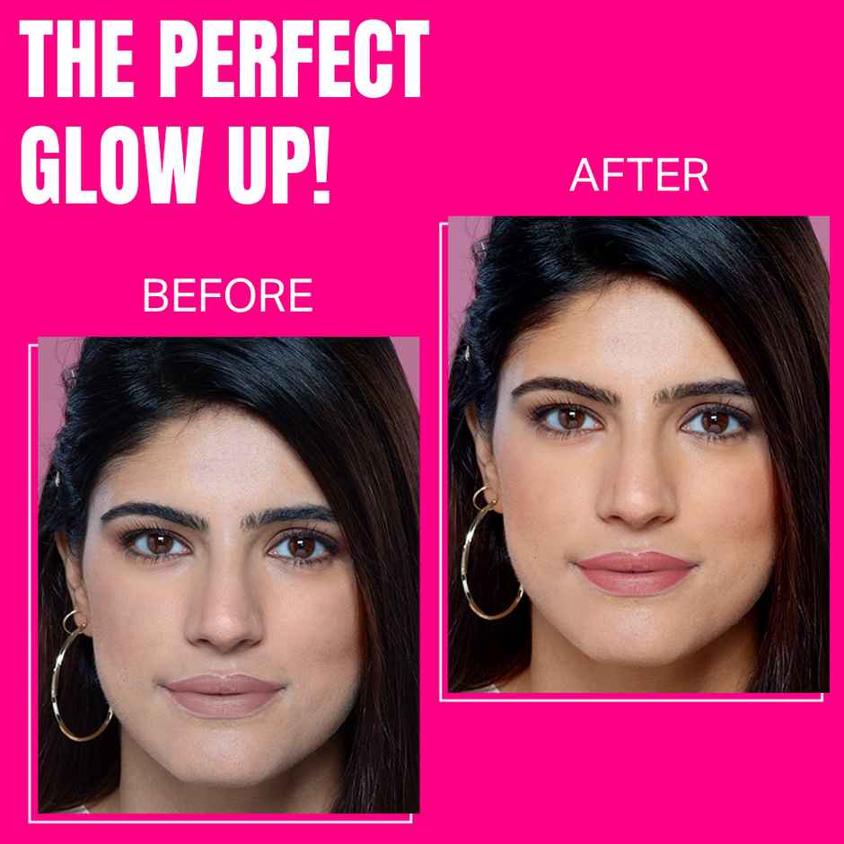 Elle 18 Lasting Glow Compact | 9 Hrs Oil-Free | Vitamin E and C | Matte Finish - Shell