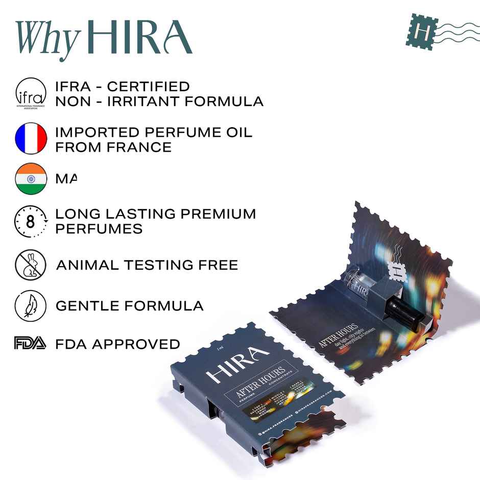 HIRA After Hours Eau De Parfum Mini for Men with Fresh & Woody Notes
