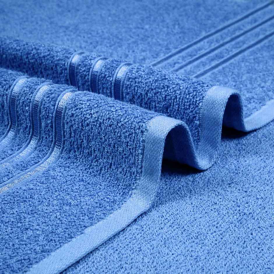 Home Elegance by myTrident Comfort Living Cotton Bath Towel | 70cm x 140cm | 400 GSM | Ocean Blue