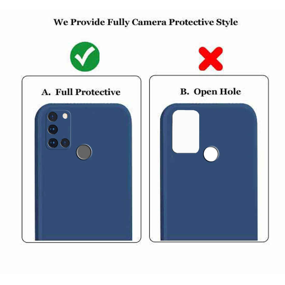 Artistque Case for Realme 7i Back Cover - Plain Liquid Silicone Cover