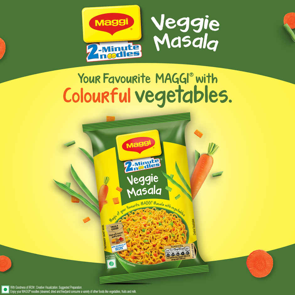 Maggi 2-Minutes Veggie Masala Noodles