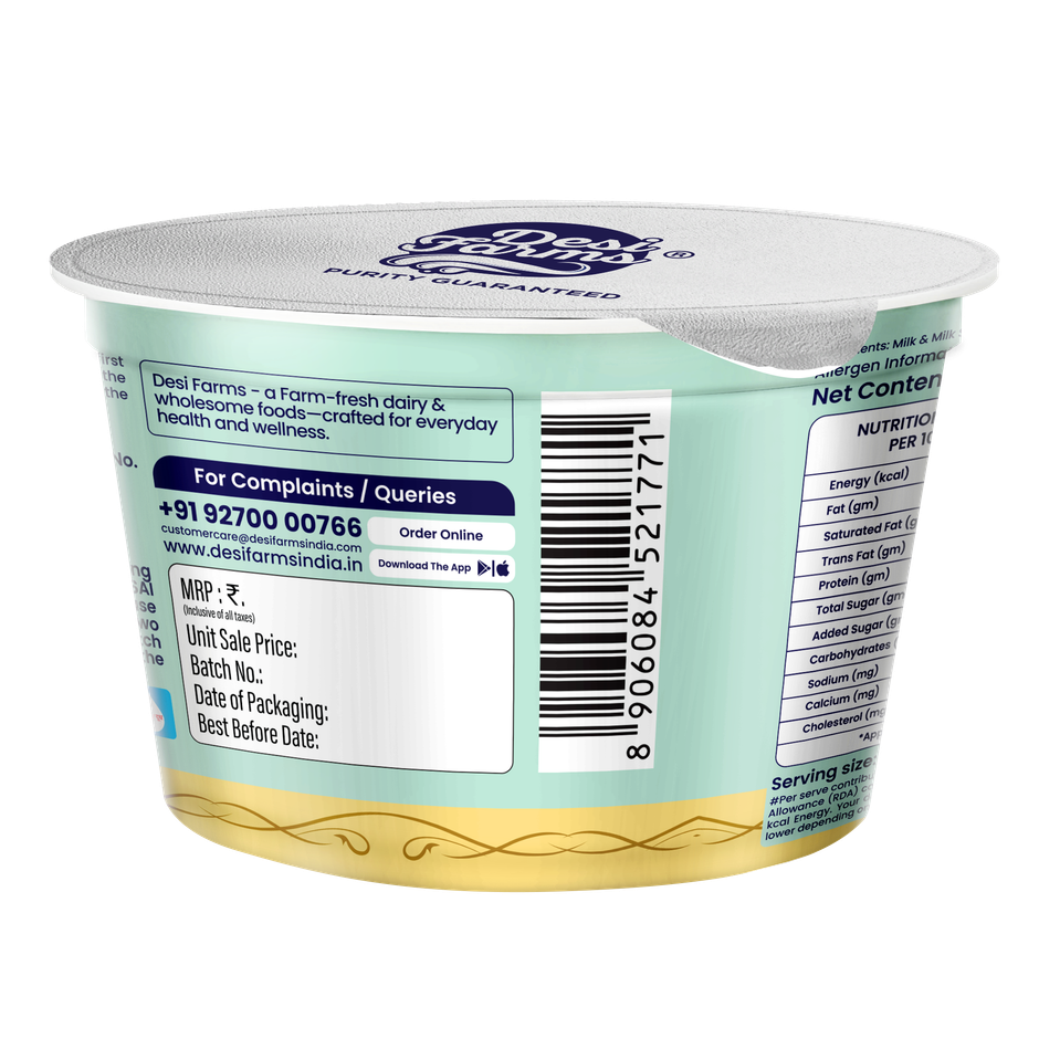 Desi Farms Malai Dahi Cup