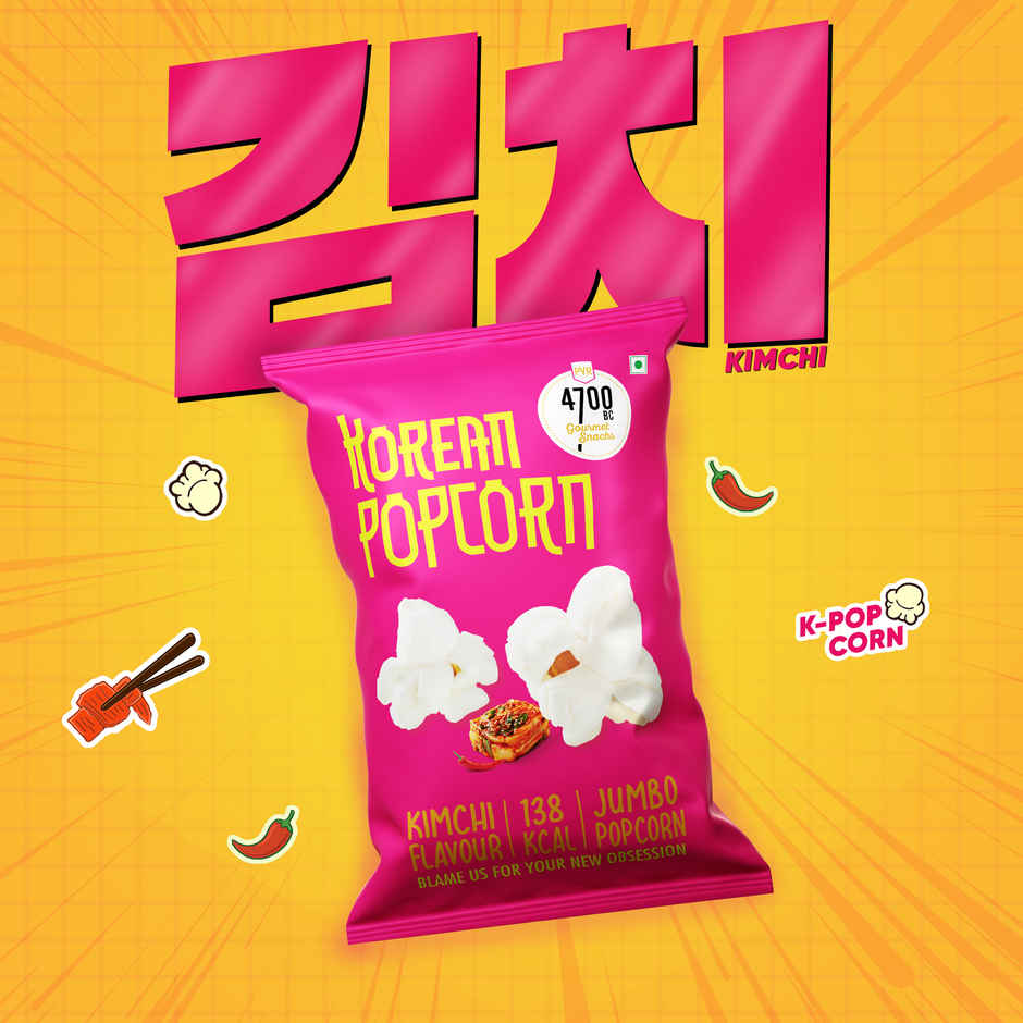 4700BC Korean Popcorn | Kimchi | Jumbo Size | Zero Palm-Oil