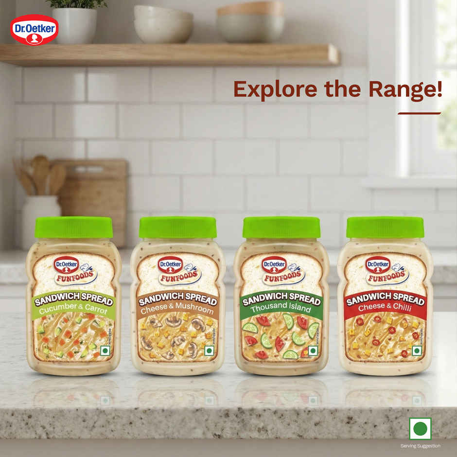 Dr. Oetker FunFoods Veg Cucumber & Carrot Sandwich Spread