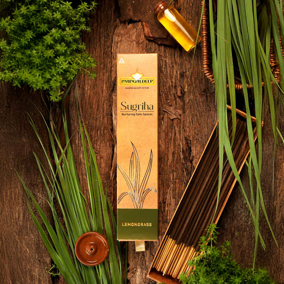 Mangaldeep Sugriha Mosquito Repellant Incense - Lemongrass