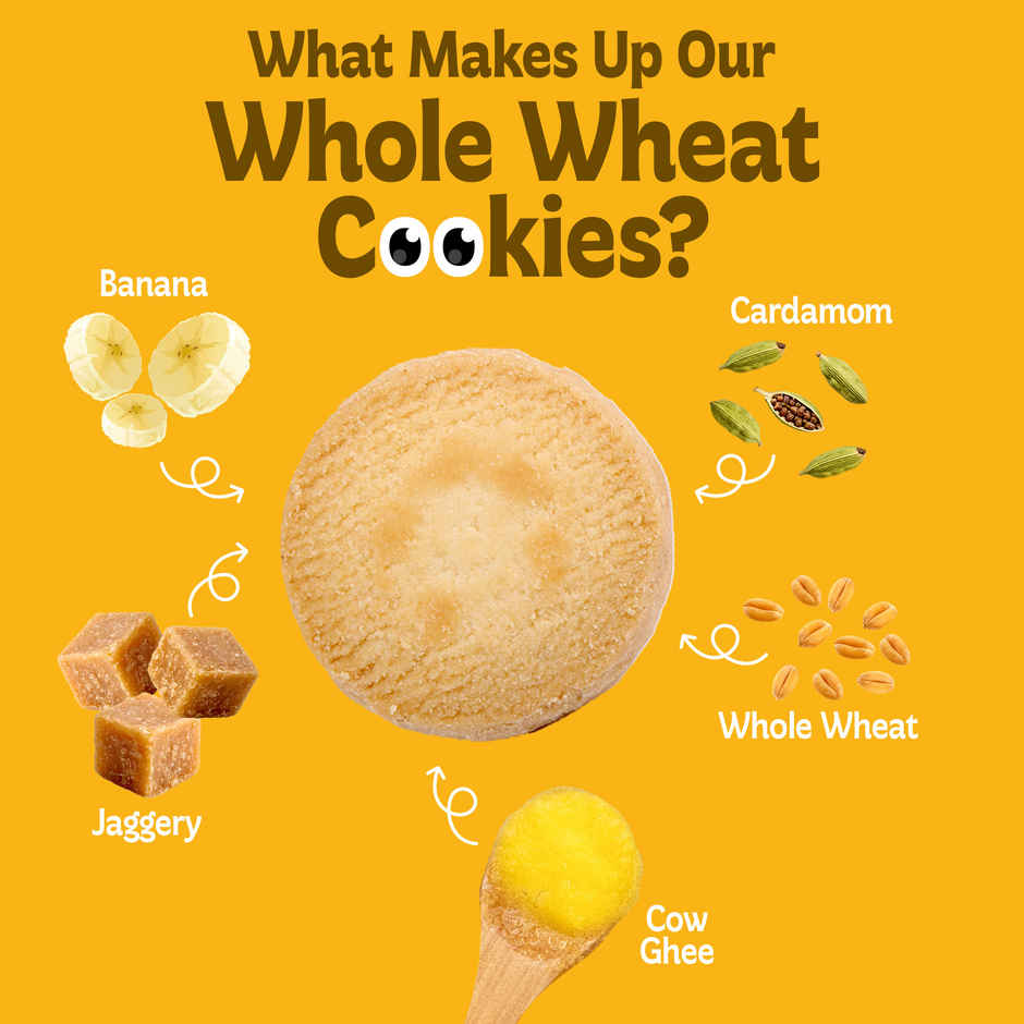 Bebe Burp Whole Wheat Cookies