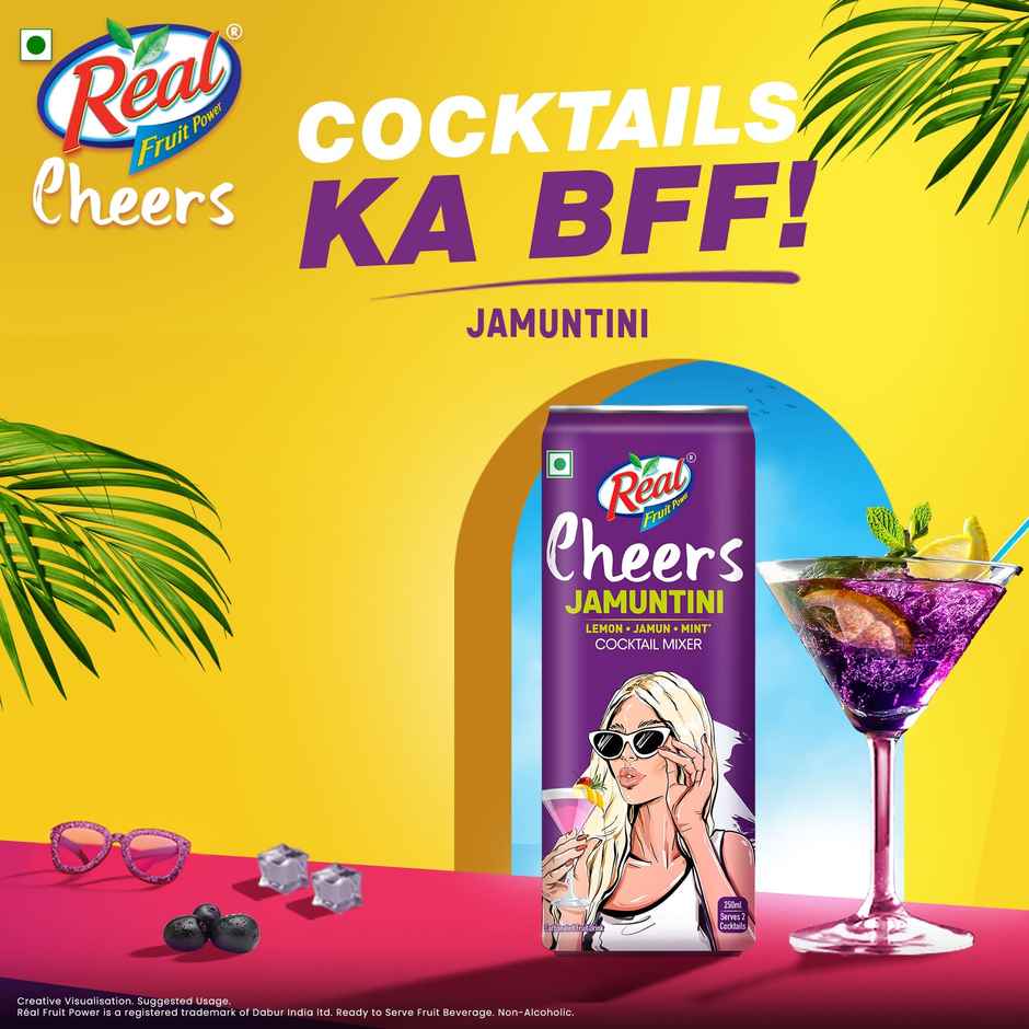 Real Cheers Tonic Water - Cocktail Mixer () & Real Cheers Jamuntini - Cocktail Mixer () Combo