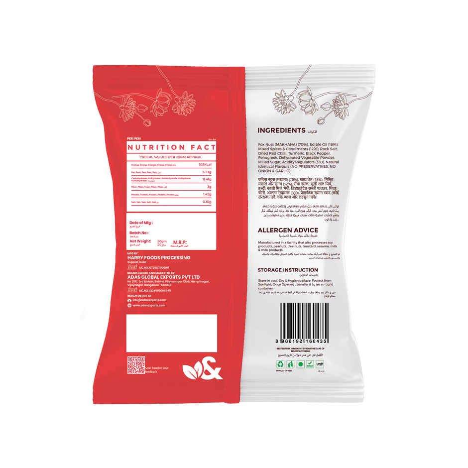 Milleto & Nutto Peri Peri Makhana