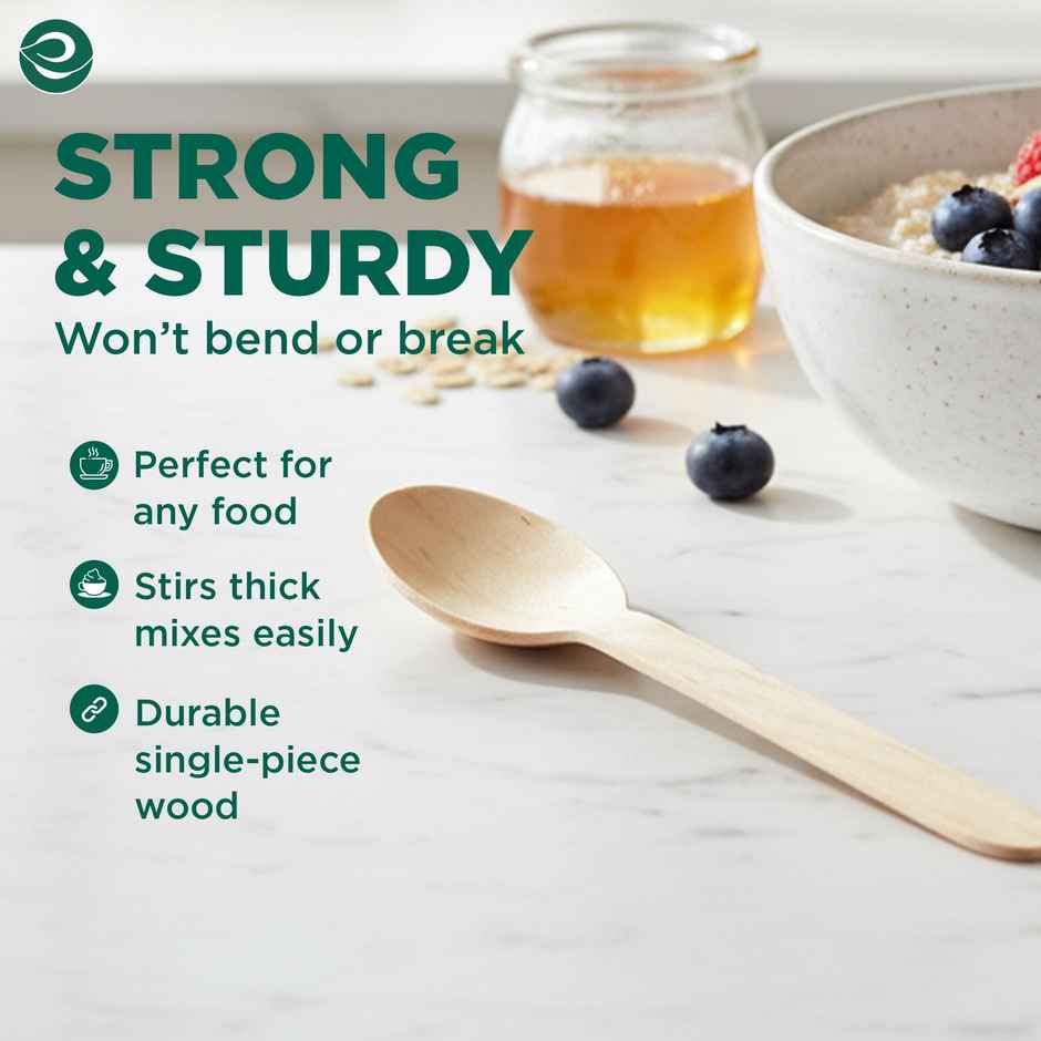 Eco Soul 140mm | 50 Count | Disposable Spoon