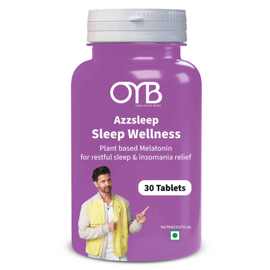 OYB Natural Sleep Tablets with Melatonin & Valerian Root | 30 Tablets | OYB Azzzleep