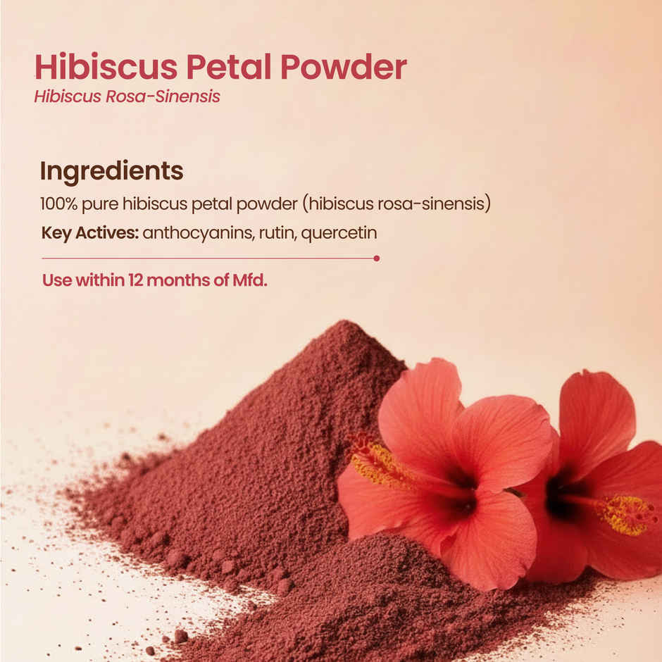 Nat Habit Natural Hibiscus Powder for Hair and Skin Care