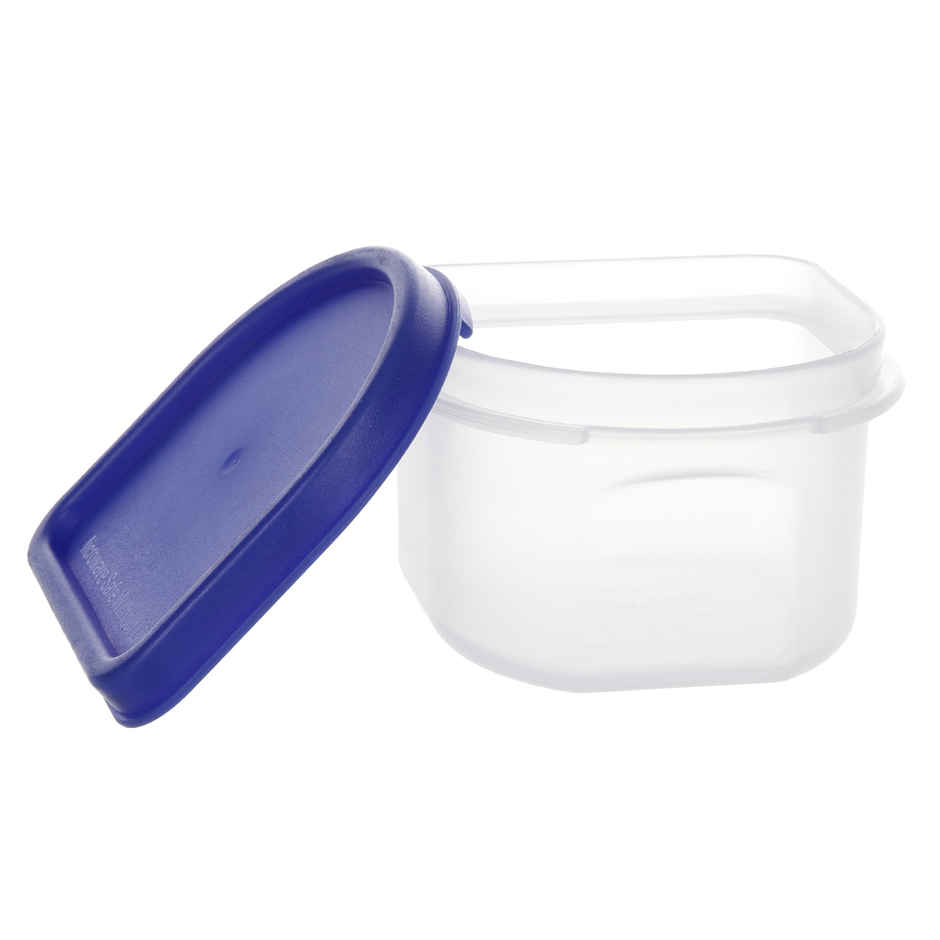 Cutting EDGE 250ml Plastic Mini Storage Containers |Modular | Set of 12 | Dark Blue | Microwave Safe