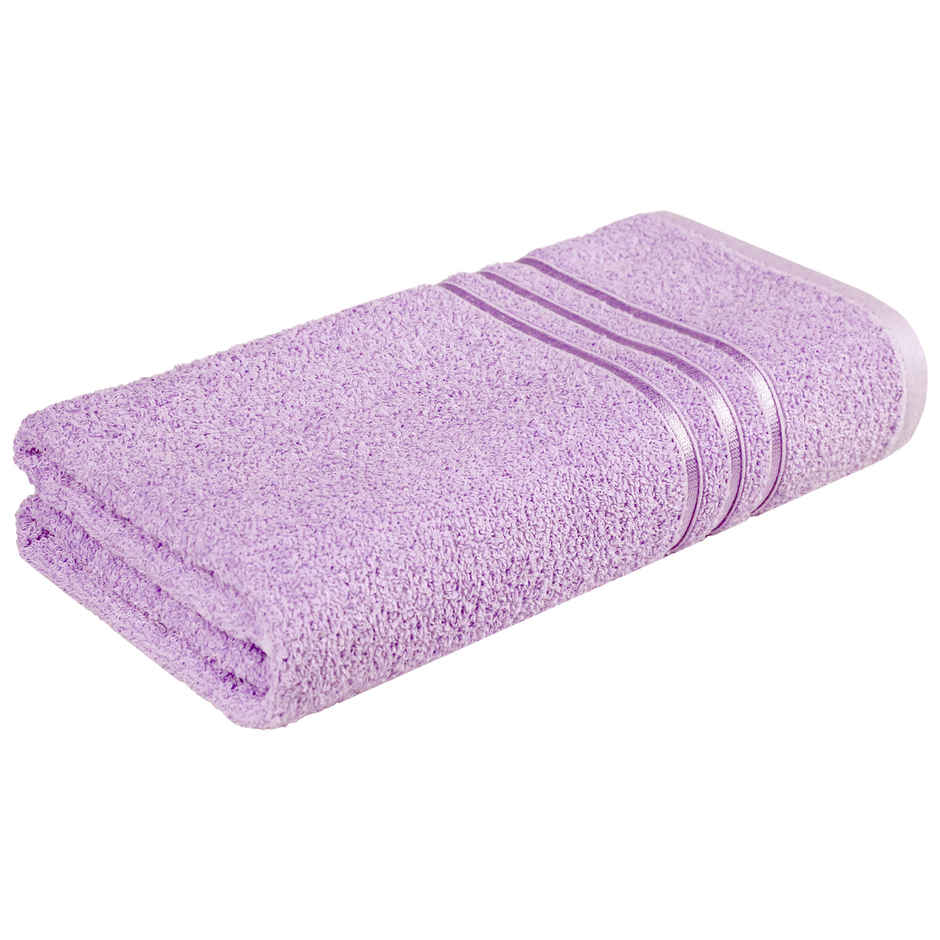 Home Elegance by myTrident Comfort Living Cotton Bath Towel | 70cm x 140cm | 400 GSM | Violet Sky