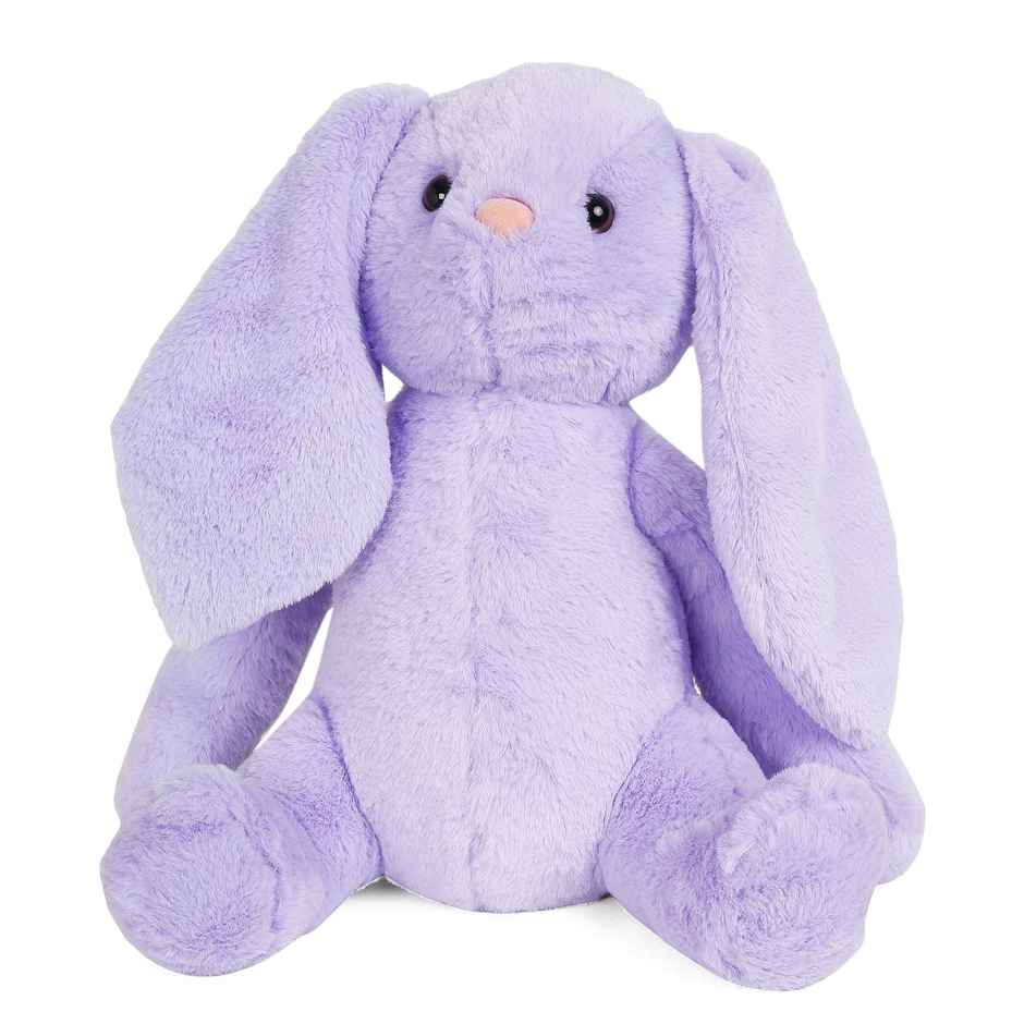 Hamleys FuzzBuzz Plush Stuffed Bunny Toy, Soft Toy, 35cm, Kids for 12Months+, Lavender