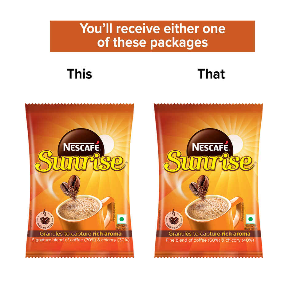 Nescafe Sunrise Coffee-Chicory Mix Instant Coffee Combo