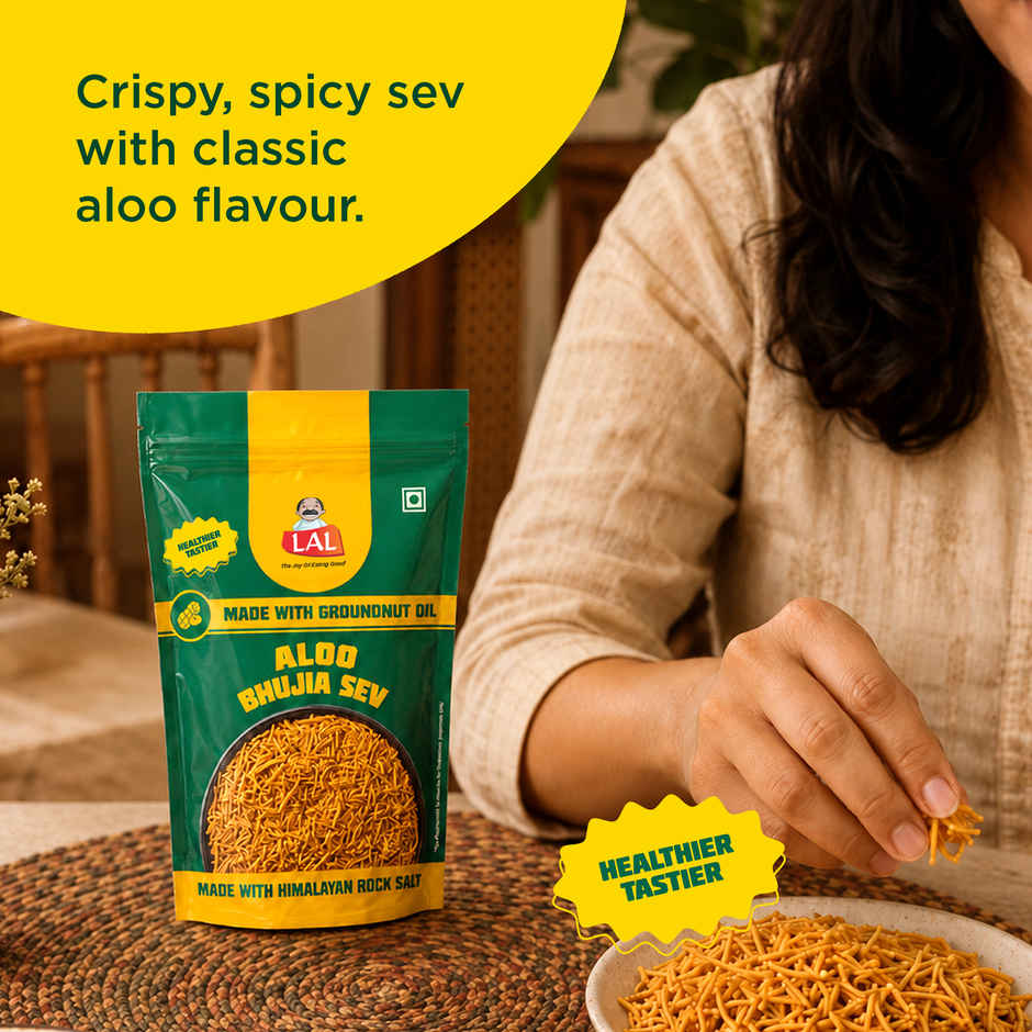 Lal Aloo Bhujia (Refined Groundnut Oil)