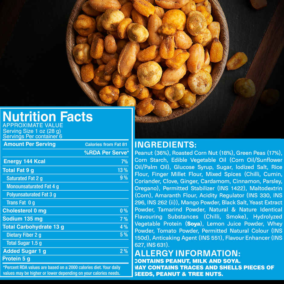 Cornitos Pop n Crunch Party Nut Mix