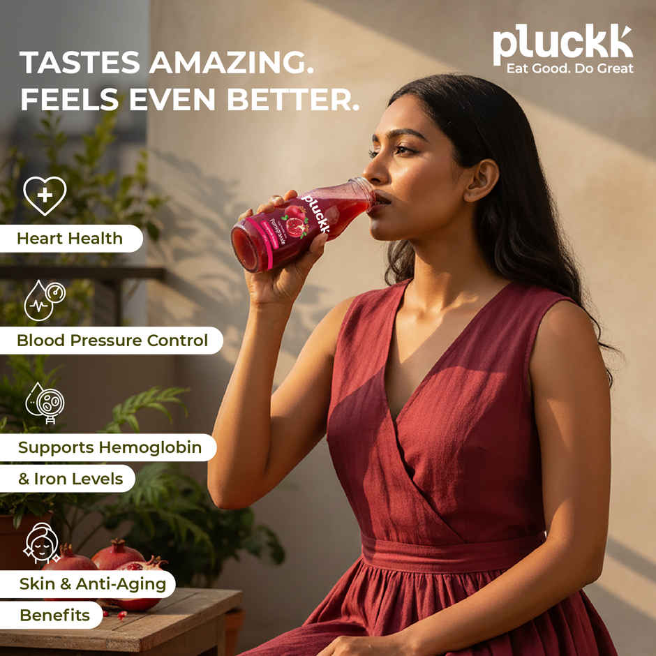 Pluckk Cold Pressed Pomegranate Juice Combo