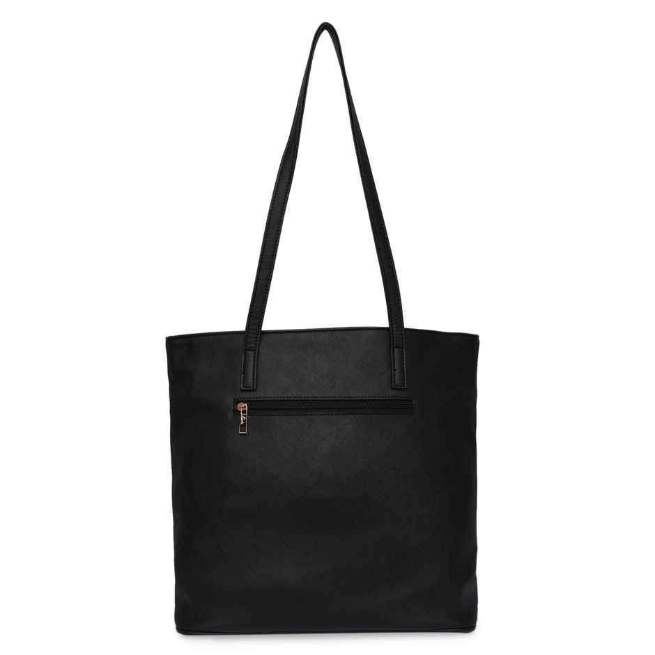 Lavie Women's Croc Pavo Tote Handbag | Tote Bag For Work | Ladies purse | Shoulder Bag | Black