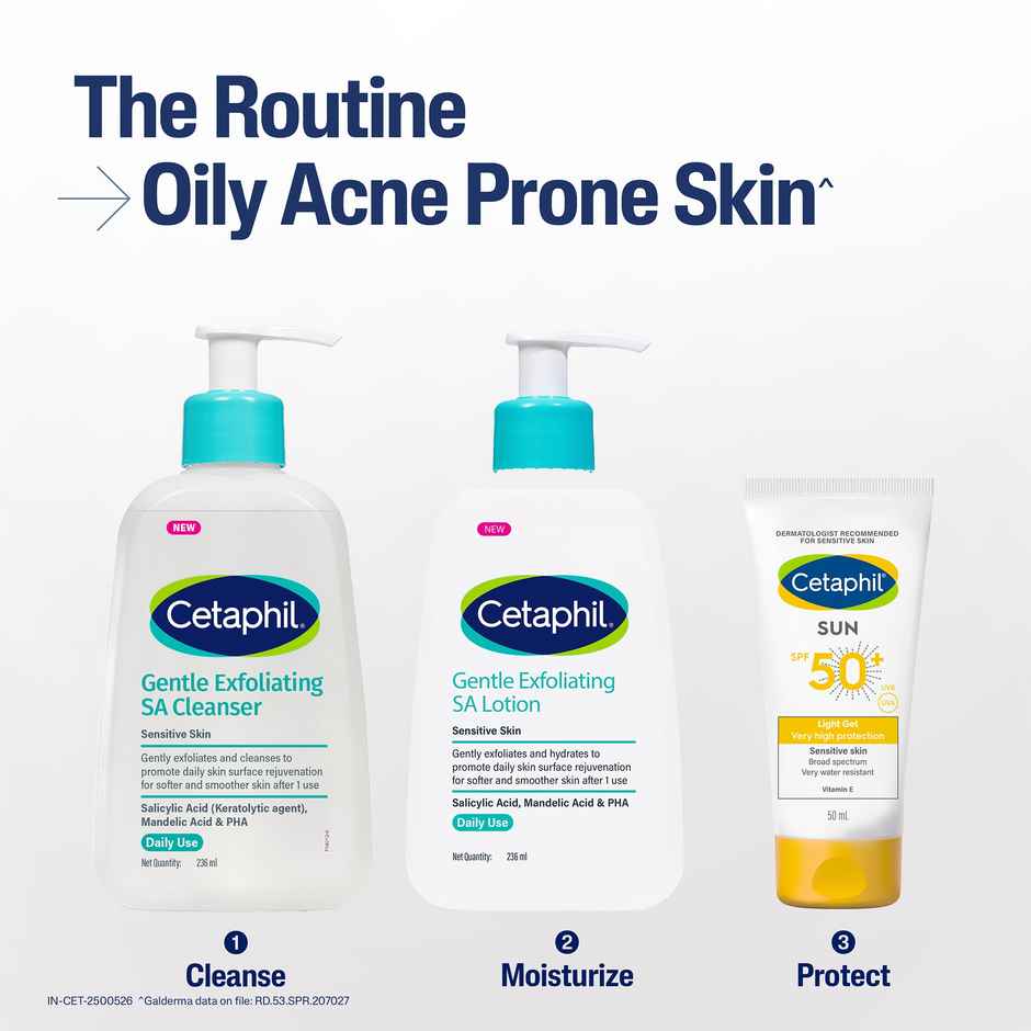 Cetaphil Gentle Exfoliating Sa Cleanser Face Wash