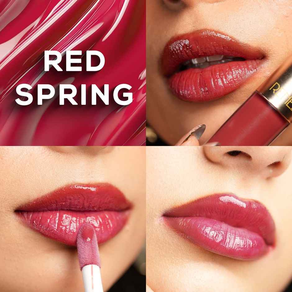 Renee H2O Hydrating Glossy Finish Liquid Lipstick | Red Spring