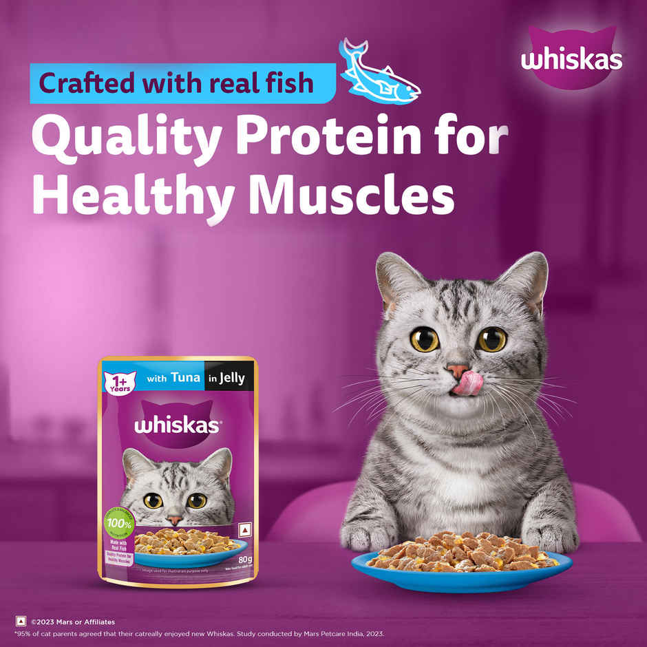 Whiskas Adult Tuna in Jelly Wet Cat Food