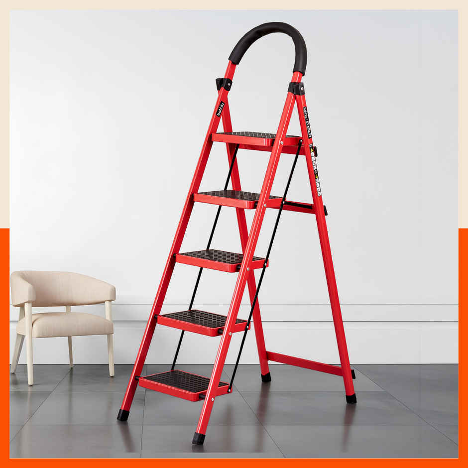 Bathla Everest 5 Step Steel Ladder