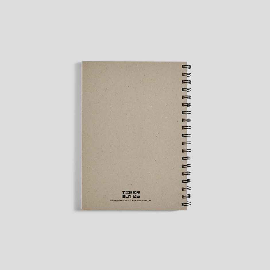Tiger Notes Blur Series Notebook (B5 Size 25 x 18 cm, 250 Ruled Pages, Natural Shade)