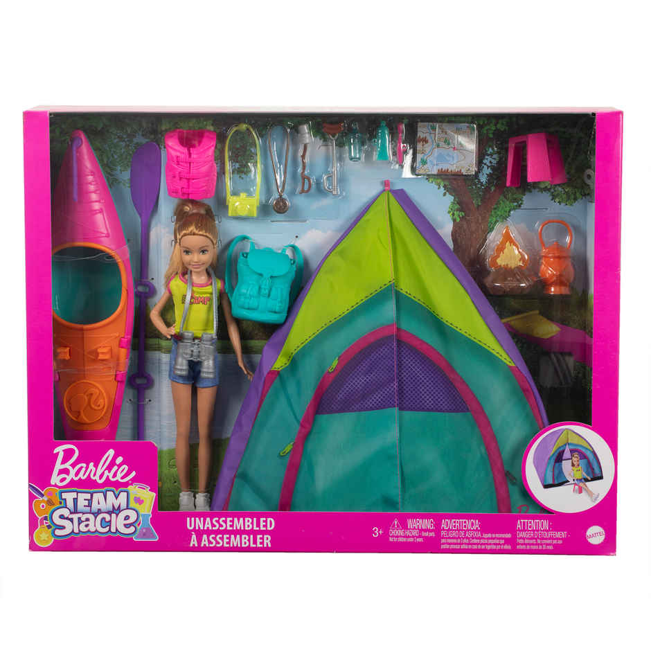 Barbie Team Stacie Doll Outdoor Adventure Set