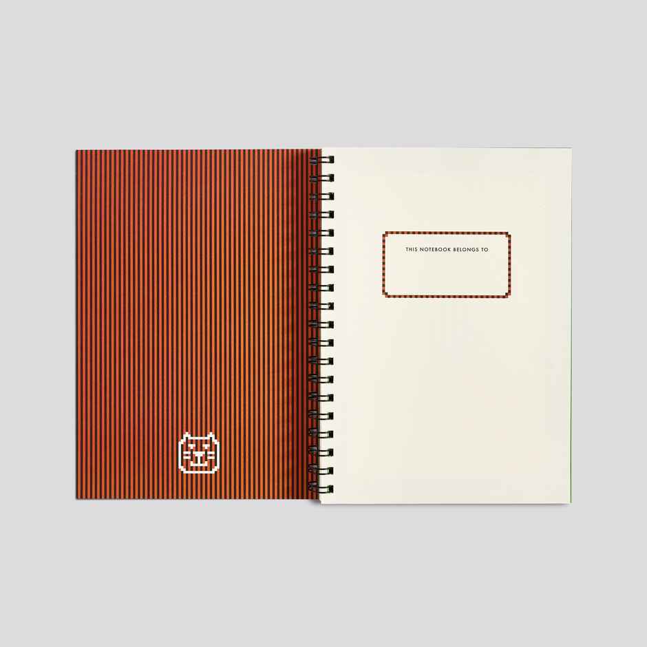 Tiger Notes Blur Series Notebook | B5 Size | 250 Ruled Pages | Natural Shade | Verybusydoingnothing