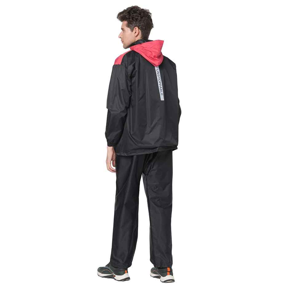 Citizen Reversible Series Raincoat With Pant Black - CR017-XL