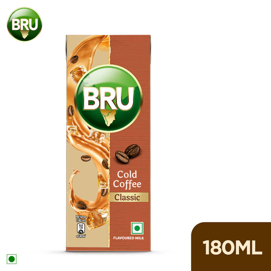BRU Classic Cold Coffee | Tetra Pack Combo