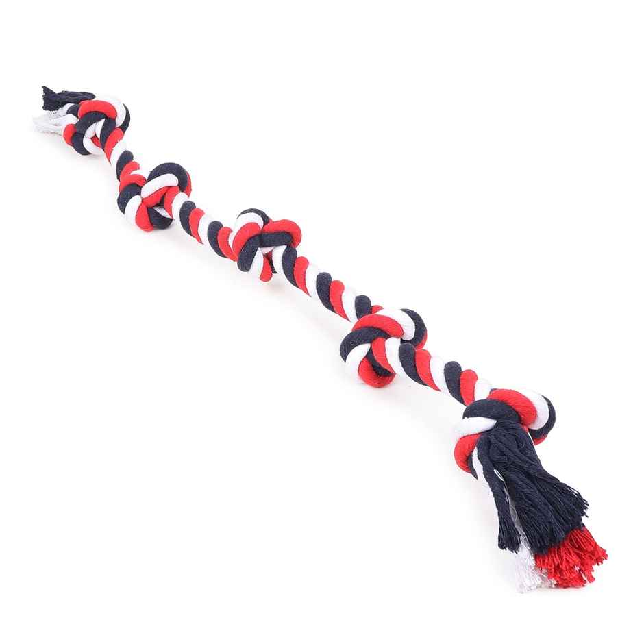 Zigly Lifestyle Cotton Five Knot Rope Toy - Large