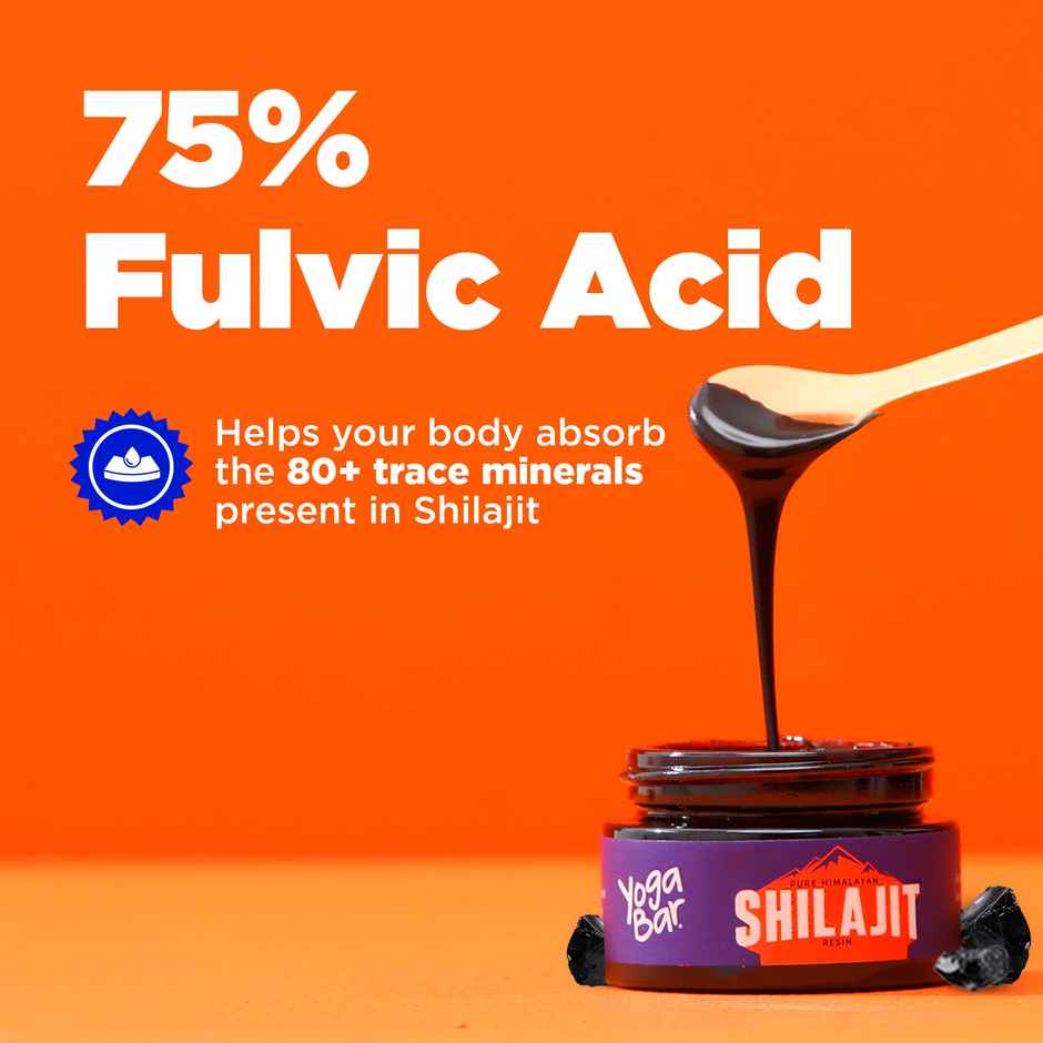 Yogabar Himalayan Shilajit Shilajeet Resin