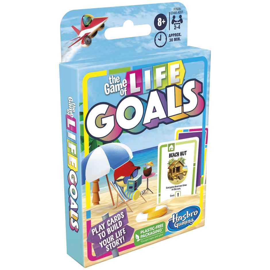 Hasbro Game of Life Goals Card Game for 2-4 Players | Ages 8+
