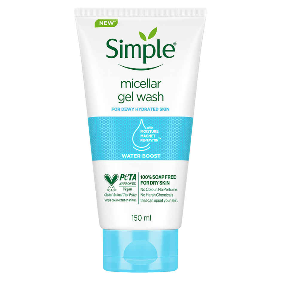 Simple Water Boost Micellar Gel Facial Wash