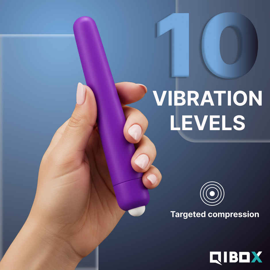 QIBOX Blush Vibrating Stick Personal Massager