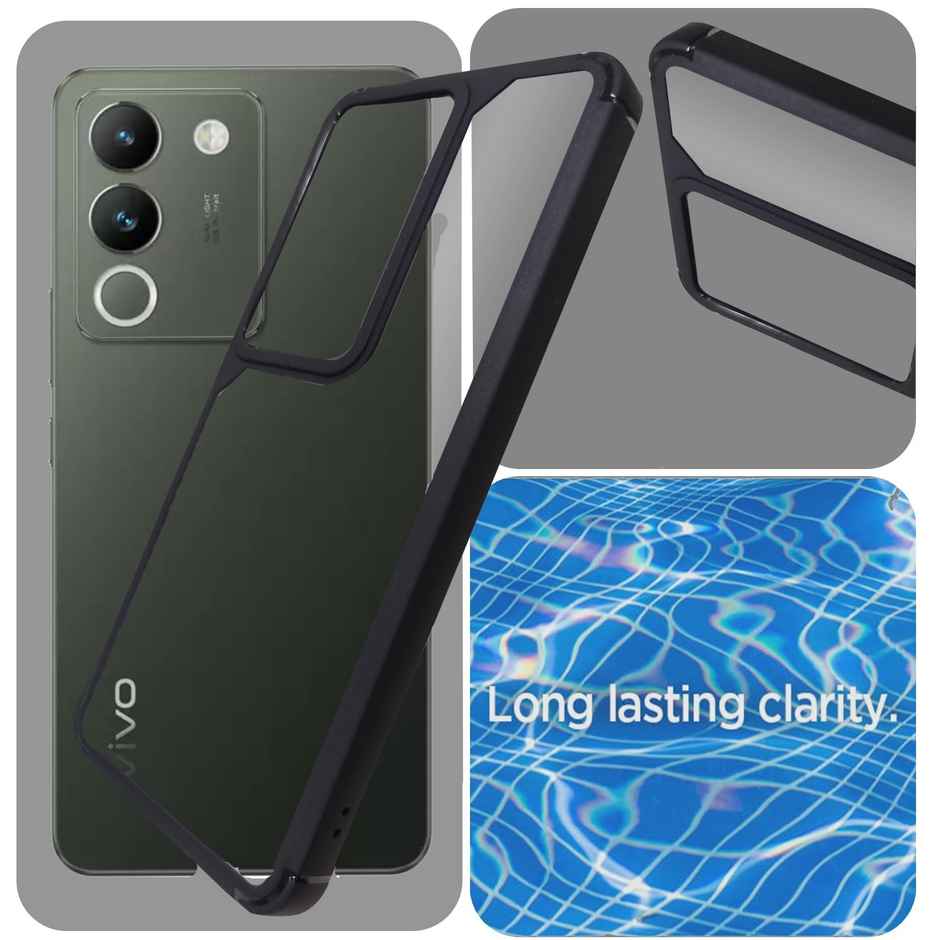 Artistque Case for Vivo Y200 5g | TPU Back Cover - Transparent Shockproof