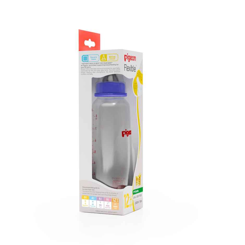Pigeon Peristaltic Nursing Bottle Kpp 240Ml (Blue) Nipple Ll